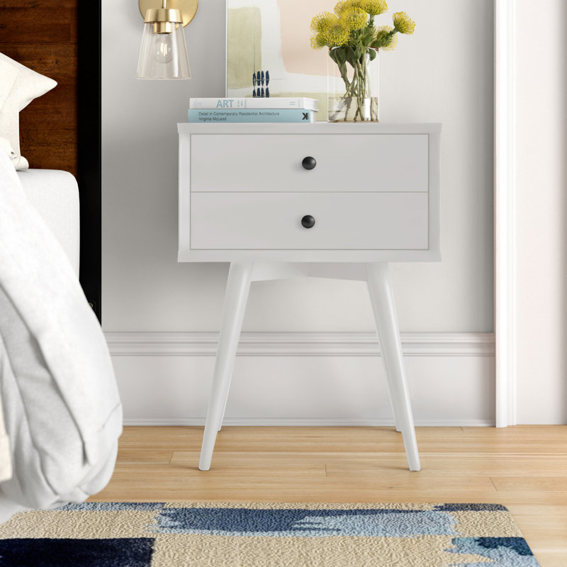AllModern Grady Solid Wood Nightstand & Reviews Wayfair Canada